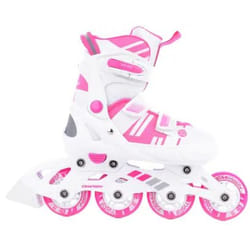 Rollers Enfant Ajustables TEMPISH Misty Duo Blanc - Roller en ligne - Glisse urbaine