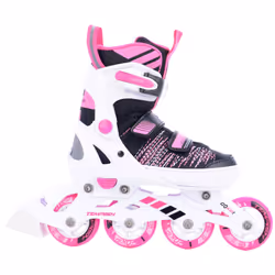 Rollers Enfant Ajustables TEMPISH Gokid Blanc - TEMPISH - 37-40 - 8 ans - Mixte - Roller