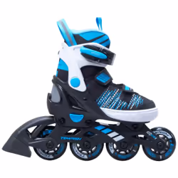 Patins Tempish Gokid pour garçons noir/bleu - Roller de loisir en plastique pour enfant