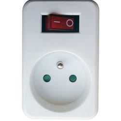 Solight P96 prise de courant Blanc