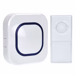 Solight 1L49, Blanc, Sans fil, 433,92 MHz, 250 m, 85 dB, IP55