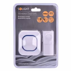 Solight 1L49 Sonnette de porte Blanc