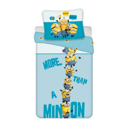 2 - Parure de lit en microfibre - Bleu/jaune - 140 x 200 cm - Livraison gratuite - Minions