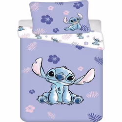 Parure de lit - Disney - Stitch - Housse de couette 140x200 cm - Taie doreiller 70x90 cm - 100% coton