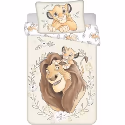 Disney Le Roi Lion Simba Parure de lit pour enfants (petit) 100 × 135 cm 40 × 60 cm : JFK034798 Parure de lit bébé