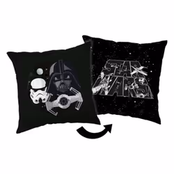 Coussin décoratif avec garnissage aux dimensions de 35 x 35 cm. Le coussin est en 100% polyester. Qualité polaire. La matière ...
