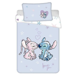Parure Lilo et Stitch Violet Linge de lit enfant (lit bébé) 100×135 cm 40×60 cm Numéro darticle : JFK036365
