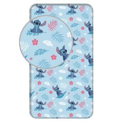 Drap-housse Lilo et Stitch Bleu 90 x 200 cm Référence : JFK039564
