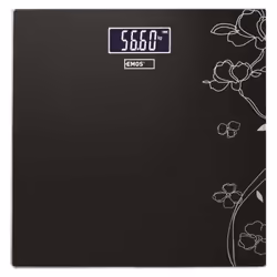 Emos EV106 Rectangle Noir Pèse-personne électronique
