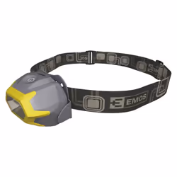 Emos P3532, Lampe frontale, Gris, Synthétique ABS, IP44, COB LED, 1 lampe(s)
