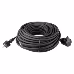Emos Rallonge électrique 5 m Schuko en Caoutchouc pour l`extérieur IP44 H07RN-F3G 15 mm2 - 8592920064566