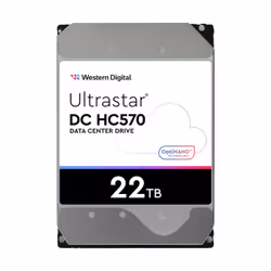 Western Digital Ultrastar DC HC570, 3.5", 22 To, 7200 tr/min