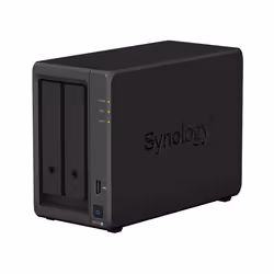 Synology DiskStation DS723+ NAS Bureau Ryzen Embedded R1600 2 Go DDR4 8 To HDD DiskStation Manager Noir