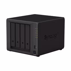 Synology DiskStation DS923+ NAS Mini Tower Ryzen Embedded R1600 4 Go DDR4 16 To HDD DiskStation Manager Noir