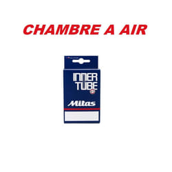 Chambre à air pour vélo sur route Mitas 700x23/28C - bleu/blanc - valve 47mm