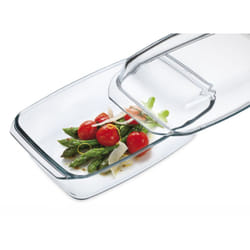 Bohemia Cristal 021 002 003 bol Saladier 2,8 L Rectangle Verre Transparent 1 pièce(s)