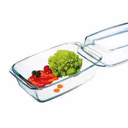 Bohemia Cristal 021 002 003 bol Saladier 2,8 L Rectangle Verre Transparent 1 pièce(s)