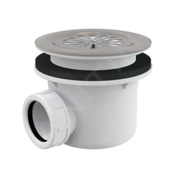 Alcadrain Siphons - Siphon, diamètre 90 mm, grille en acier inoxydable A48