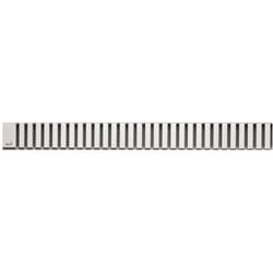 Grilles - Grille pour caniveau à douche d'angle 75 cm, inox mat LINE-750M - Alcadrain