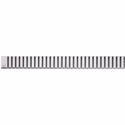 Grille pour caniveau de douche linéaire 850 finition : inox mat matériau : acier inoxydable pour le caniveaux de douche ALCA ...