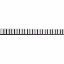 Grille pour caniveau de douche linéaire 950 mm finition : inox mat matériau : acier inoxydable Usage pour le caniveaux de dou ...
