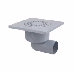grille en plastique Ø93 mm raccordement latéral à l'évacuation Ø50 mm water odour stop empêche la pénétration d'odeurs proven ...