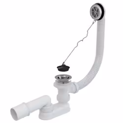 Kit de vidange pour baignoire longueur : 570 mm ensemble de vidange et de trop-plein de baignoire bouchon anti-odeurs avec co ...