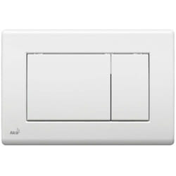 Alca - drain Basic - Plaque de déclenchement, blanc M270