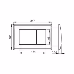 Applications · Pour WC suspendus et systèmes de chasse d’eau encastrés Caractéristiques · Chasse d’eau mécanique double actio ...