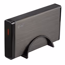 i-tec USB 3.0 MySafe Advance, Boîtier HDD, 3.5", SATA, Série ATA II, Série ATA III, 5 Gbit/s, Connectivité USB, Noir, Métalli ...