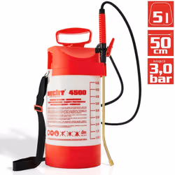 Hecht 4500 Pulvérisateur de liquides de jardin jusqu'à 3,0 bar tuyau 1,3m avec bandoulière Le pulvérisateur à pression pratiq ...
