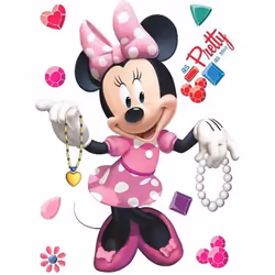 MAXI STICKERS MURAL Minnie - haut. 80 cm