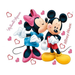 MICKEY & MINNIE maxi stickers muraux 85x65cm
