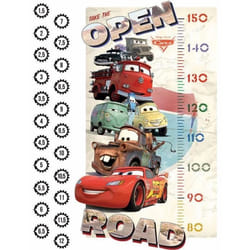 Stickers Toise Cars Disney - Flash McQueen - 65 cm x 85 cm - Bébé - Noir - Licence Cars - Marque Disney