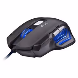 C-TECH MYSCT3221, Droitier, Optique, USB Type-A, 2400 DPI, Noir, Bleu
