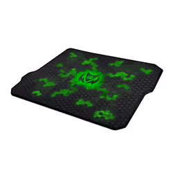 C-TECH Anthea Cyber, Noir, Vert, Image, Tissu, Repose-poignets, Base antidérapante, Tapis de souris de jeu