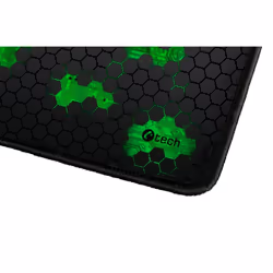 C-TECH Anthea Cyber Tapis de souris de jeu Noir, Vert