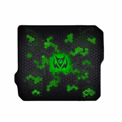 C-TECH Anthea Cyber Tapis de souris de jeu Noir, Vert