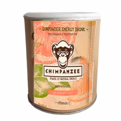 CHIMPANZEE Gunpowder, Boisson énergisante, Concentré, Liquide, Pot, Pamplemousse, 95% Carbohydrates, Vitamin C