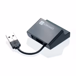 Connect IT CI-108 hub & concentrateur 480 Mbit/s Noir
