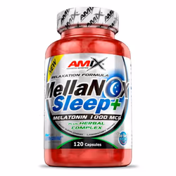 Amix Nutrition MellaNOX Sleep +, Gélule, L-Tryptophane, Vitamine B12, 60 pièce(s), Valerian extract, L-Tryptophan, lemon balm ...