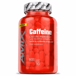 Amix Nutrition Caffeine with Taurine, Gélule, Taurine, 90 pièce(s), Taurine, caffeine anhydrous, gelatin capsule (made from p ...