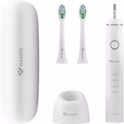 Vous souhaitez procurer un soin complet à vos dents et à vos gencives&nbsp;? La brosse à dents électrique sonique TrueLife So ...
