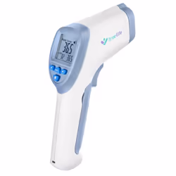 TrueLife CAREQ7BLU thermometre digital Thermomètre à distance Bleu, Blanc Universel Boutons
