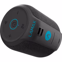 Lamax Sounder 2 Mini, 6 cm, 15 W, 115 - 18000 Hz, Avec fil &amp;sans fil, Enceinte portable mono, Noir