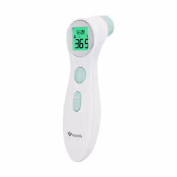 TrueLife Care Q6, Thermomètre à distance, Vert, Blanc, Front, Boutons, °C, °F, Température corporelle, Température de surface