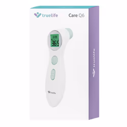 TrueLife Care Q6 Thermomètre à distance Vert, Blanc Front Boutons