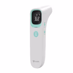 TrueLife Care Q9, Thermomètre à distance, Blanc, Oreille, Front, Boutons, °C, °F, Température corporelle, Température de surf ...