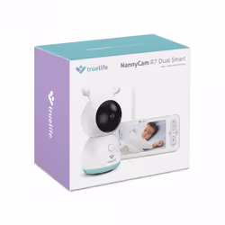 TrueLife NannyCam R7 Dual Smart 300 m Wi-Fi Blanc
