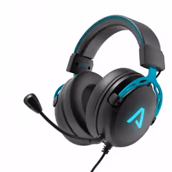 Lamax LMXHDE1, Avec fil, Jouer, 20 - 20000 Hz, Casque, Noir